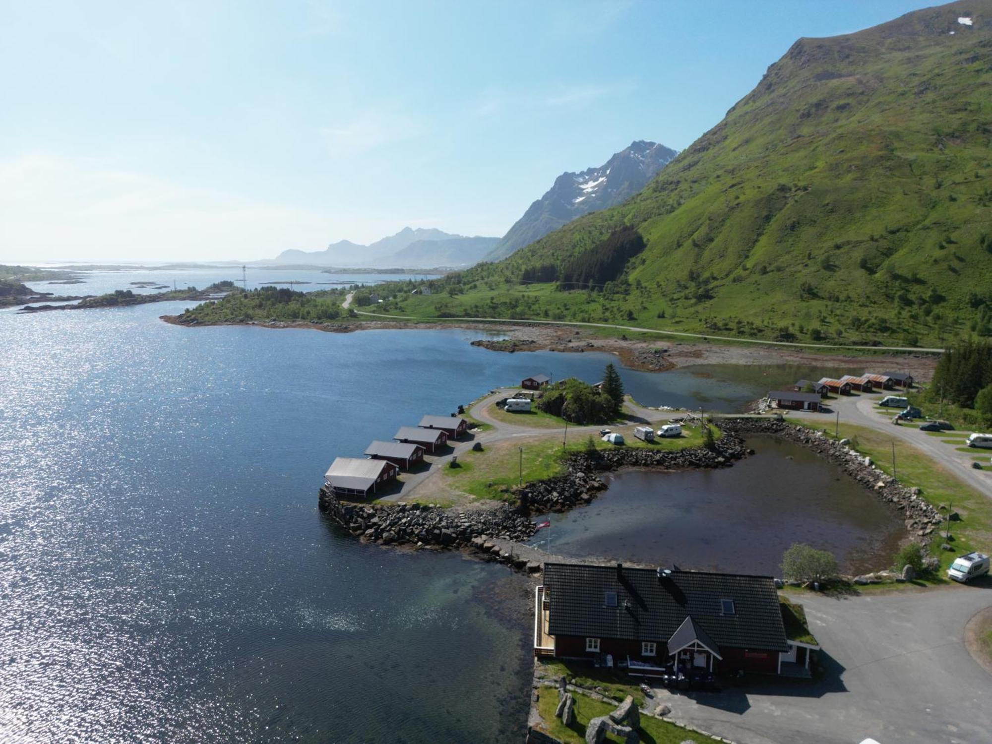 Brustranda Fjordcamping Valberg Exteriér fotografie
